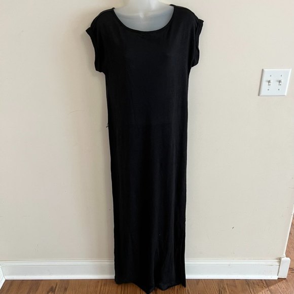 NEW Lou & Grey LOFT 100% Linen Black Dress Sz XS - Picture 2 of 10